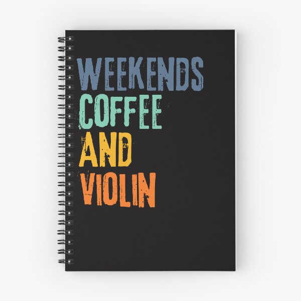 Item preview, Funny Retro Weekends Coffee and Violin designed and sold by WeirdlyRare.