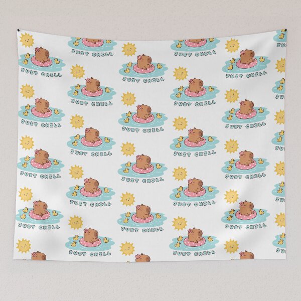 Item preview, Chillin' Capybara designed and sold by Qalam&Pixel.