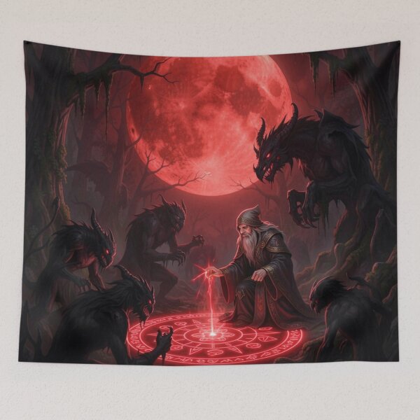 Item preview, Blood Moon Dark Fantasy designed and sold by tim tal.