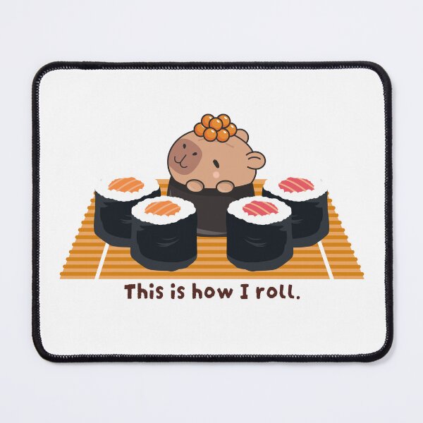Item preview, Sushi Capybara designed and sold by Qalam&Pixel.