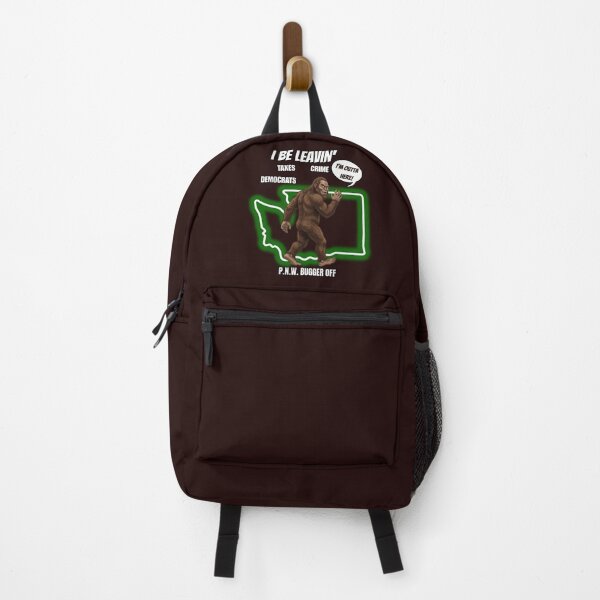 Item preview, I Be Leavin' Taxes Crime Democrats - Funny Bigfoot PNW Bugger Off T-Shirt designed and sold by Heinessight Merch.