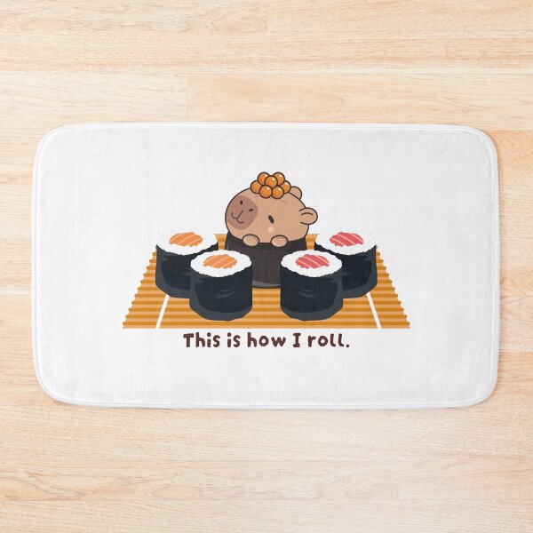 Item preview, Sushi Capybara designed and sold by Qalam&Pixel.
