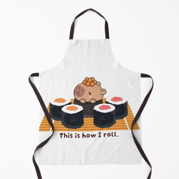 Item preview, Sushi Capybara designed and sold by Qalam&Pixel.