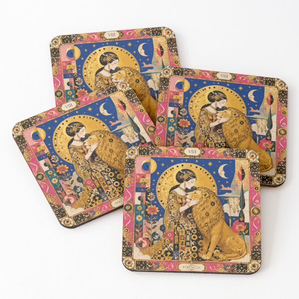 Item preview, Tarot Card Strength. designed and sold by Natalia-Vlad.