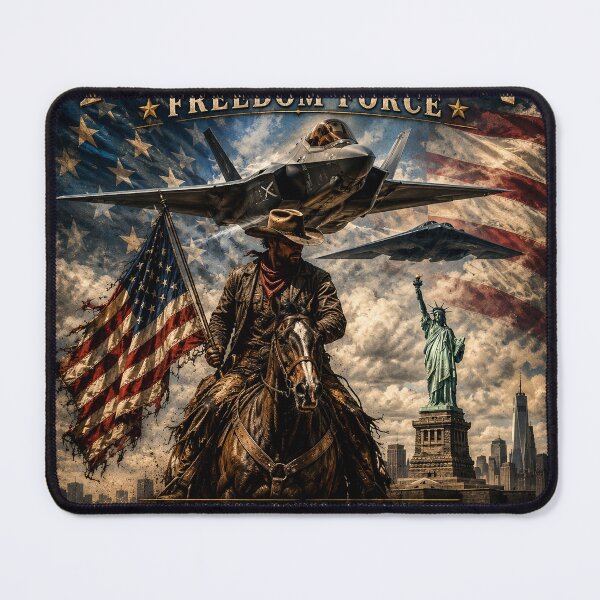 Item preview, American Freedom Force PuraEnergia T-Shirt designed and sold by Puraenergia Stickers.
