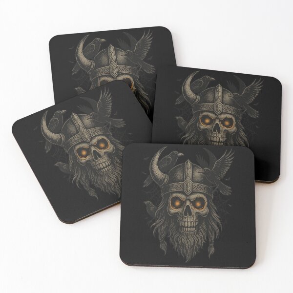 Item preview, Odin Raven Viking Skull Horned Helmet Glow Eyes designed and sold by Mythborn Saga.