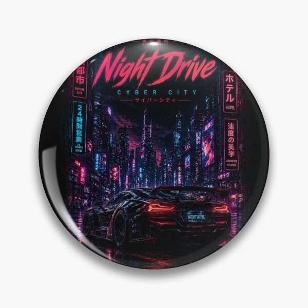Item preview, Night Drive Cyber City Neon Car - Futuristic Street Racing Aesthetic T-Shirt designed and sold by SybilDog.