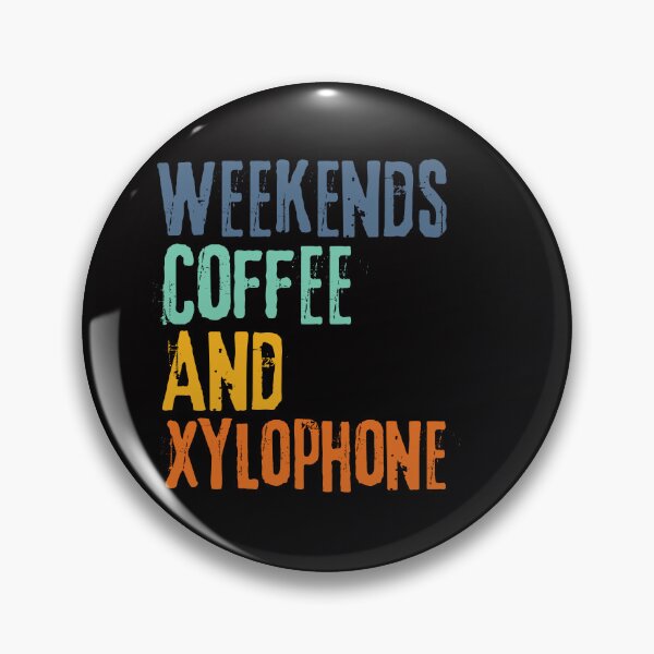 Item preview,  Funny Retro Weekends Coffee and Xylophone designed and sold by WeirdlyRare.