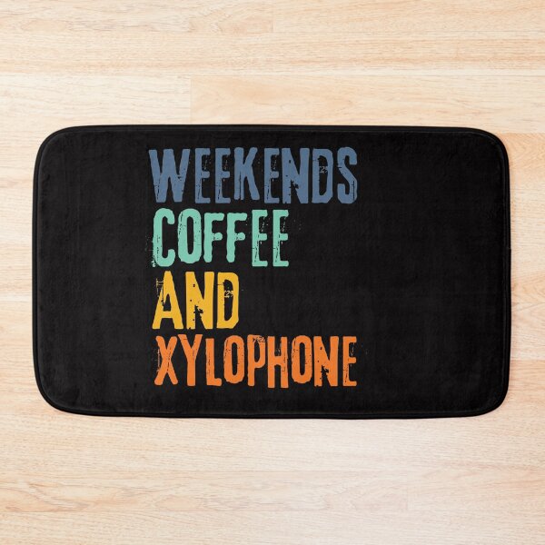 Item preview,  Funny Retro Weekends Coffee and Xylophone designed and sold by WeirdlyRare.