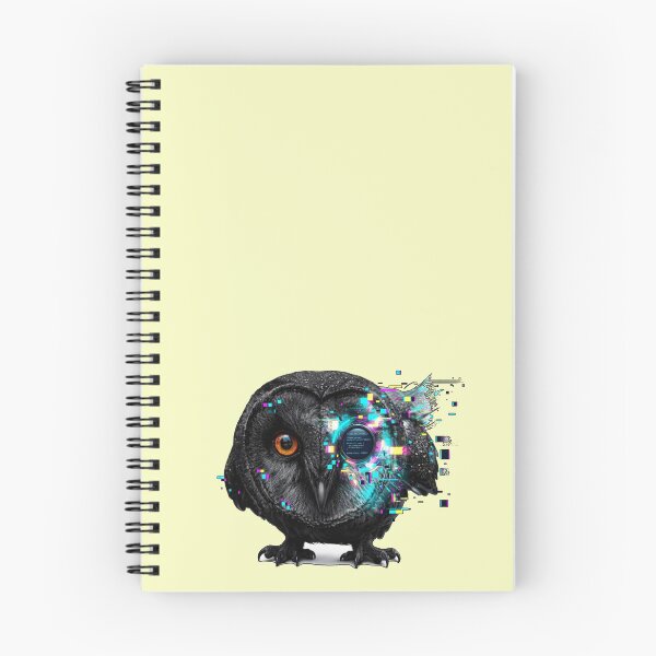 Item preview, Glitch Owl Exe Neon Code Digital Glitchbeasts designed and sold by GhezArt.