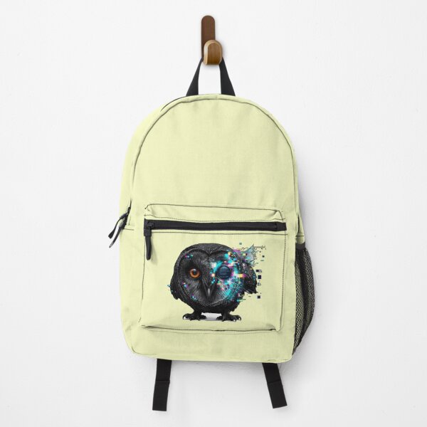 Item preview, Glitch Owl Exe Neon Code Digital Glitchbeasts designed and sold by GhezArt.