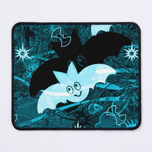 Item preview, Kawaii Gothic Bats — Spooky Cute Cyan Halloween Pattern designed and sold by BatNature.