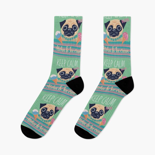 Item preview, Aloha Pug designed and sold by IvysCreativityHouse.