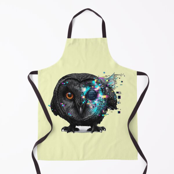 Item preview, Glitch Owl Exe Neon Code Digital Glitchbeasts designed and sold by GhezArt.