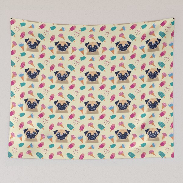 Item preview, Aloha Pug designed and sold by IvysCreativityHouse.