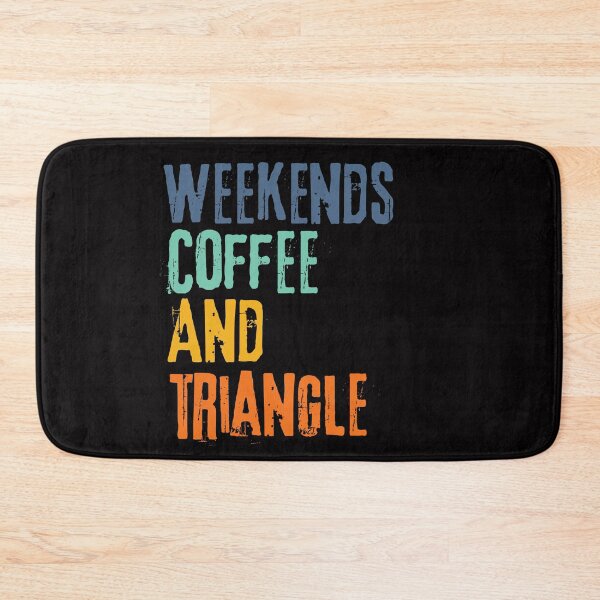 Item preview,  Funny Retro Weekends Coffee and Triangle designed and sold by WeirdlyRare.