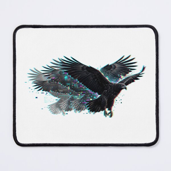 Item preview, Glitch Eagle Lag Neon Digital Art Glitchbeasts designed and sold by GhezArt.