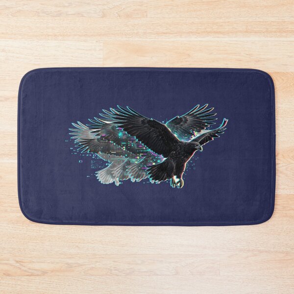 Item preview, Glitch Eagle Lag Neon Digital Art Glitchbeasts designed and sold by GhezArt.