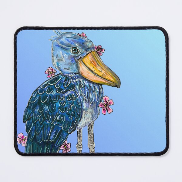 Item preview, Ombre Blue Shoebill Stork designed and sold by Ruby Tiger Creations.