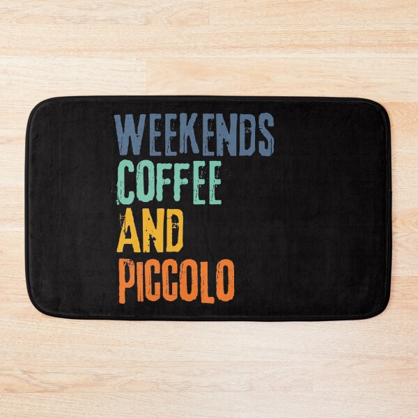 Item preview, Funny Retro Weekends Coffee and Piccolo designed and sold by WeirdlyRare.