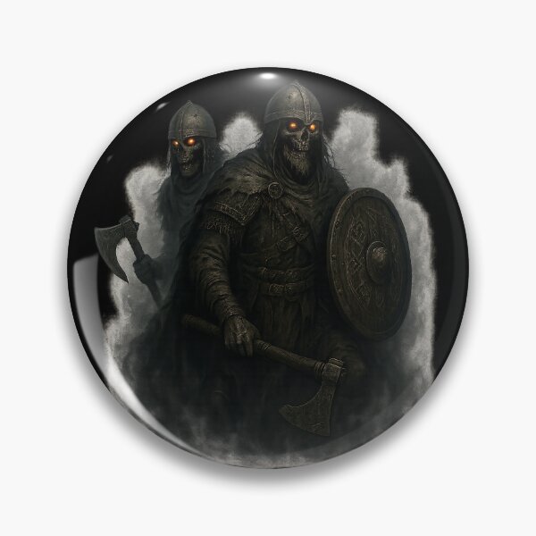 Item preview, Draugr Shieldwall Undead Viking Skeletons Glow Eyes designed and sold by Mythborn Saga.
