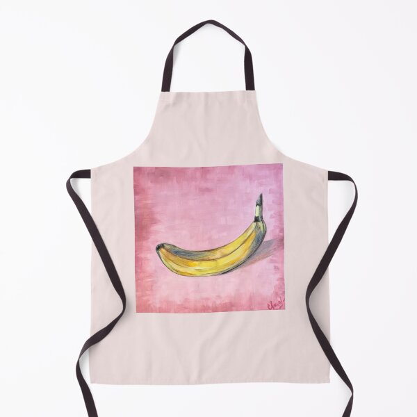 Item preview, POP BANANA | Warhol Inspired Oil Painting | Pink Pop Art Wall Decor designed and sold by BlueberrySwan.