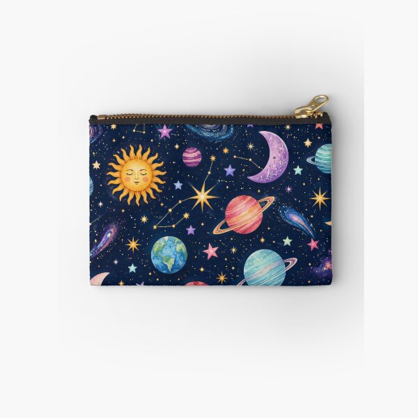 Item preview, Celestial Stars Planets Colourful Cosmic Pattern Artwork designed and sold by ArtComixHaven.