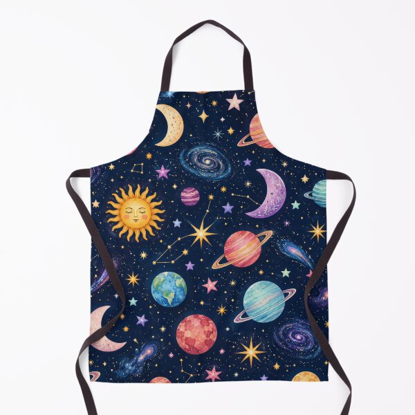 Item preview, Celestial Stars Planets Colourful Cosmic Pattern Artwork designed and sold by ArtComixHaven.