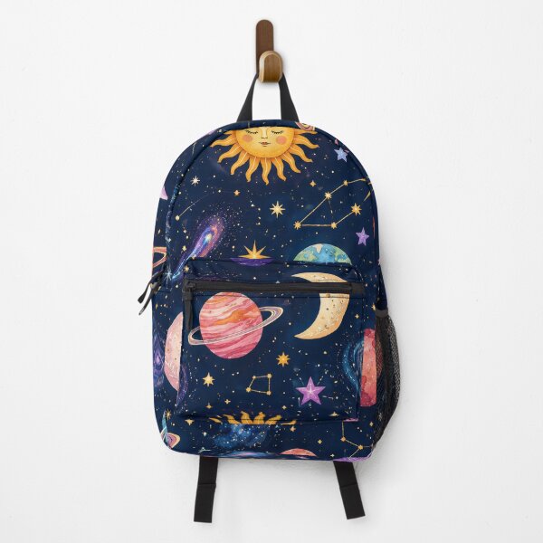 Item preview, Celestial Stars Planets Colourful Cosmic Pattern Artwork designed and sold by ArtComixHaven.