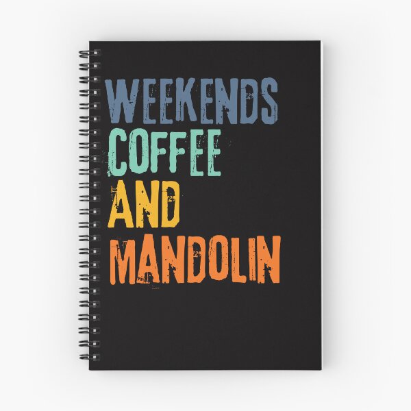 Item preview,  Funny Retro Weekends Coffee and Mandolin designed and sold by WeirdlyRare.