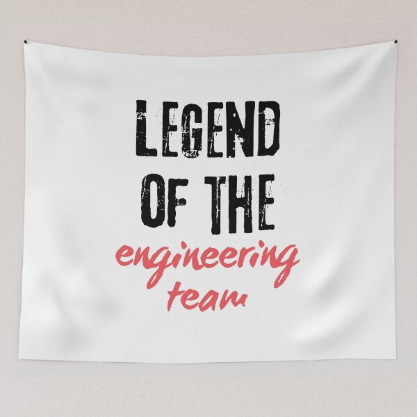 Item preview, Legend of the Engineering Team Funny Engineer T-Shirt Appreciation Gift Humor Tee designed and sold by BananaPrint.