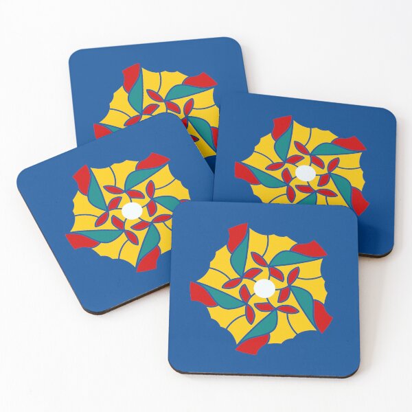 Item preview, Celtic Nature WheelRed, Gold, and Teal Mandala designed and sold by Provinces de France.