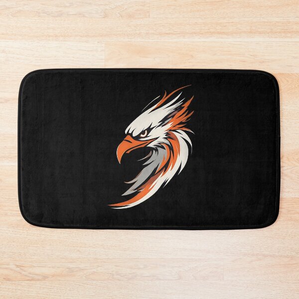 Item preview, Bold Orange Eagle Head Tribal Mascot Vector Art designed and sold by UrbanPrts.