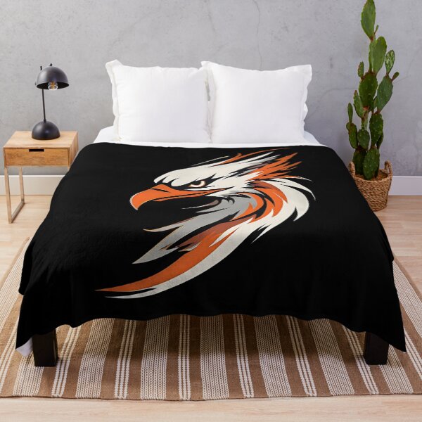 Item preview, Bold Orange Eagle Head Tribal Mascot Vector Art designed and sold by UrbanPrts.
