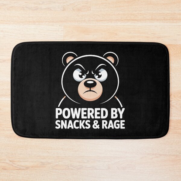 Item preview, POWERED BY SNACKS AND RAGE designed and sold by TrippyOutfitter.