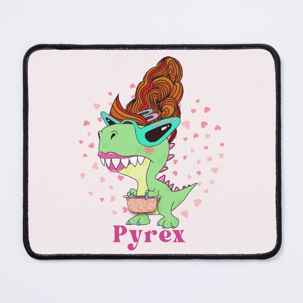 Item preview, T Rex Pyrex. designed and sold by MsBrillMakes.