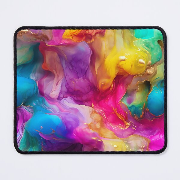 Item preview, Vibrant Rainbow Alcohol Ink Abstract designed and sold by WatercolorLane.