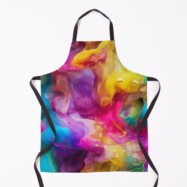 Item preview, Vibrant Rainbow Alcohol Ink Abstract designed and sold by WatercolorLane.