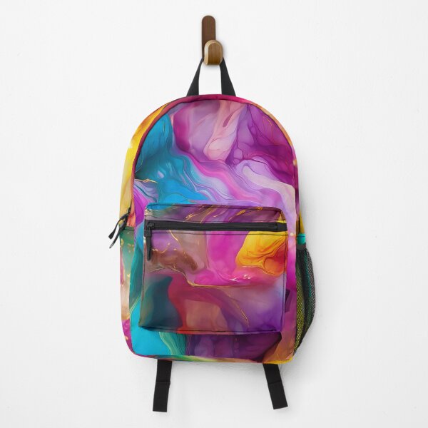 Item preview, Vibrant Rainbow Alcohol Ink Abstract designed and sold by WatercolorLane.