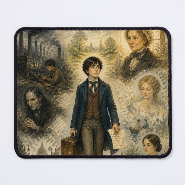 Item preview, David Copperfield - Charles Dickens - Christmas - United Kingdom Culture designed and sold by Substance_life.