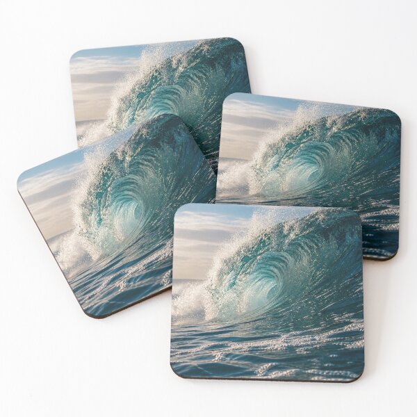 Item preview, Retro Ocean Waves Coastal Vibes Beach Lover Summer Nature Scene designed and sold by YourArt7.