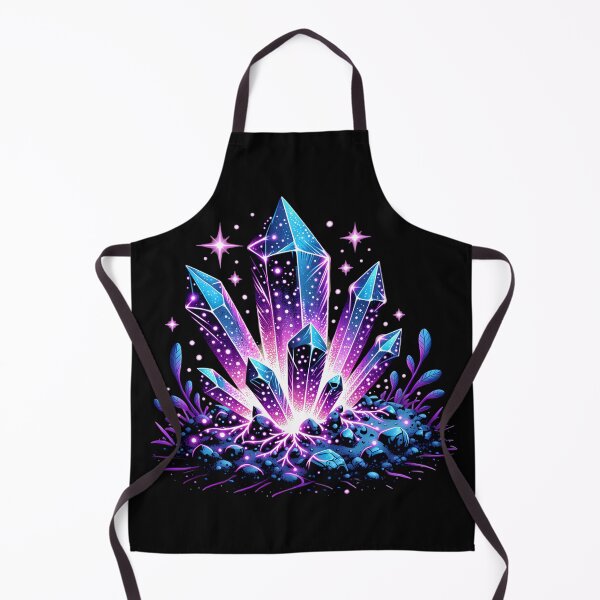 Item preview, Luminous cosmic crystals sticker designed and sold by BullesDePixels.