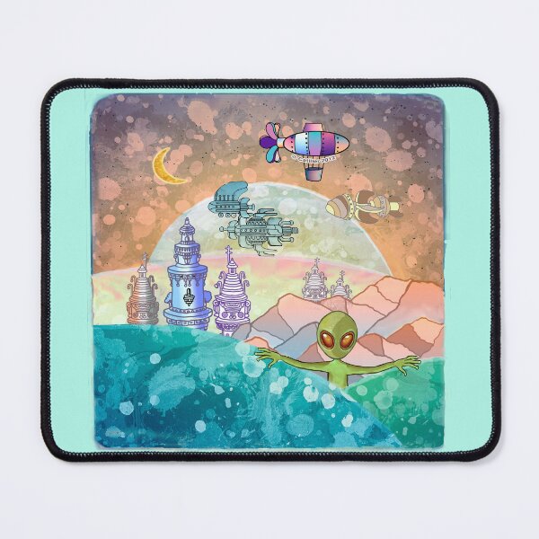 Item preview, Alien Tower City designed and sold by artmuvz.