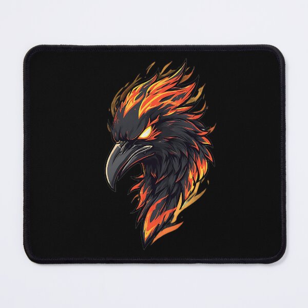Item preview, Fierce Phoenix Bird Head Geometric Tribal Mascot Art designed and sold by UrbanPrts.