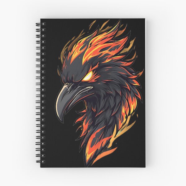 Item preview, Fierce Phoenix Bird Head Geometric Tribal Mascot Art designed and sold by UrbanPrts.