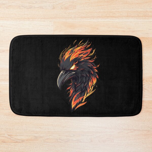 Item preview, Fierce Phoenix Bird Head Geometric Tribal Mascot Art designed and sold by UrbanPrts.