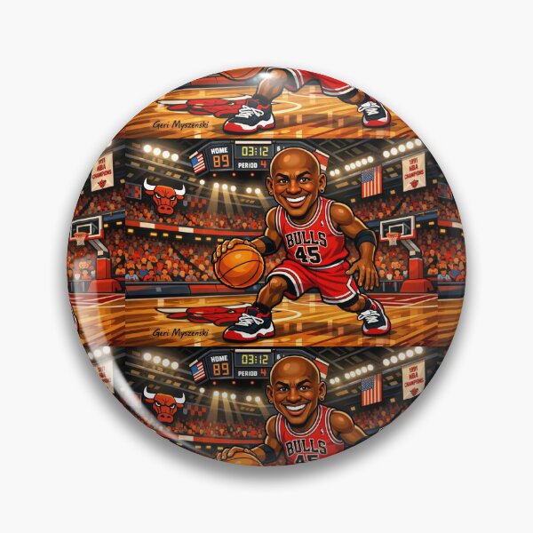 Item preview, Michael Jordan I'M BACK number 45 ERA Chicago designed and sold by The Art Queen Of Michigan .