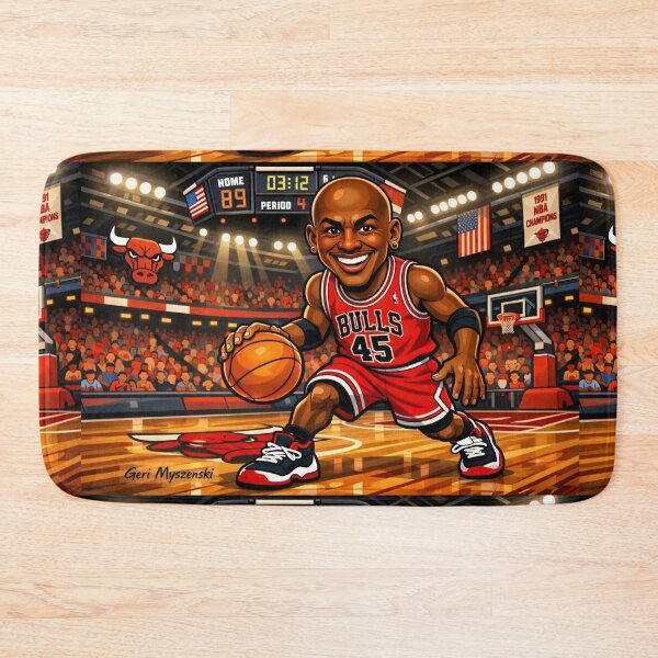 Item preview, Michael Jordan I'M BACK number 45 ERA Chicago designed and sold by The Art Queen Of Michigan .