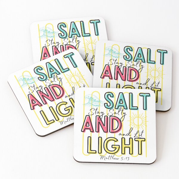 Item preview, Salt and Light Matthew 5:13 Stay Salty and Lit Christian Beach Lover Sun and Waves designed and sold by Forevermore.