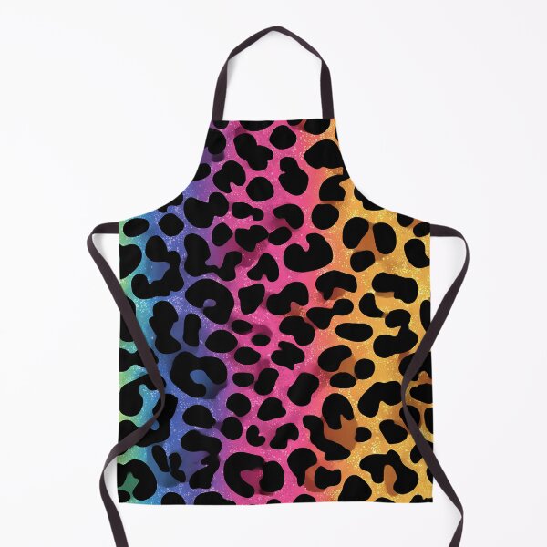 Item preview, Rainbow Neon Leopard Print Pattern designed and sold by WatercolorLane.